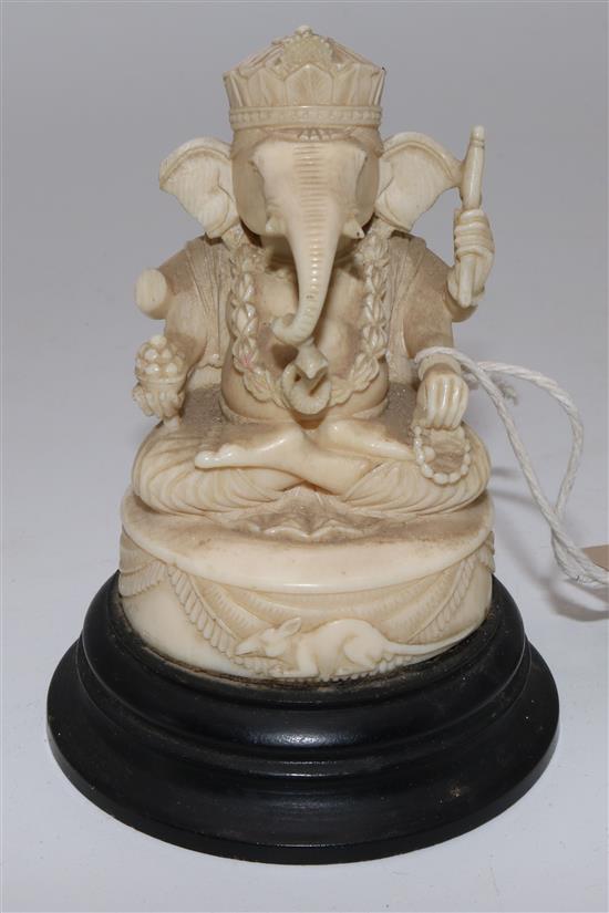 Ivory figure of Ganesh